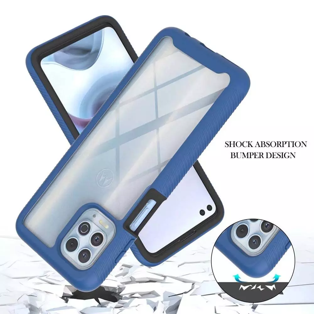 Противоударный чехол бампер для Motorola Moto G Stylus 5G Anomaly Hybrid 360 Black (Черный)