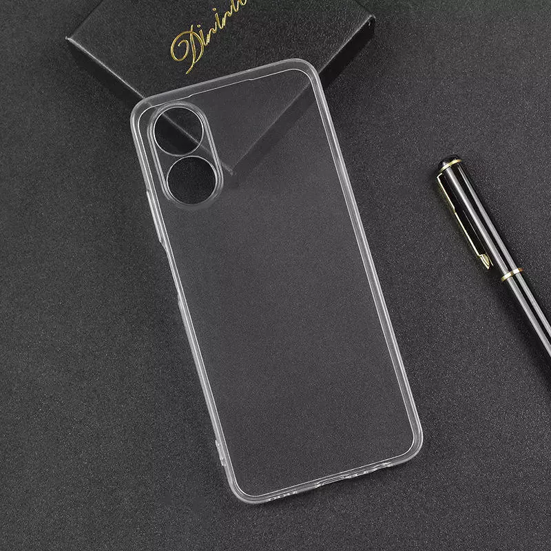Ультратонкий чохол бампер для Oppo A17k Anomaly Jelly Transparent (Прозорий)