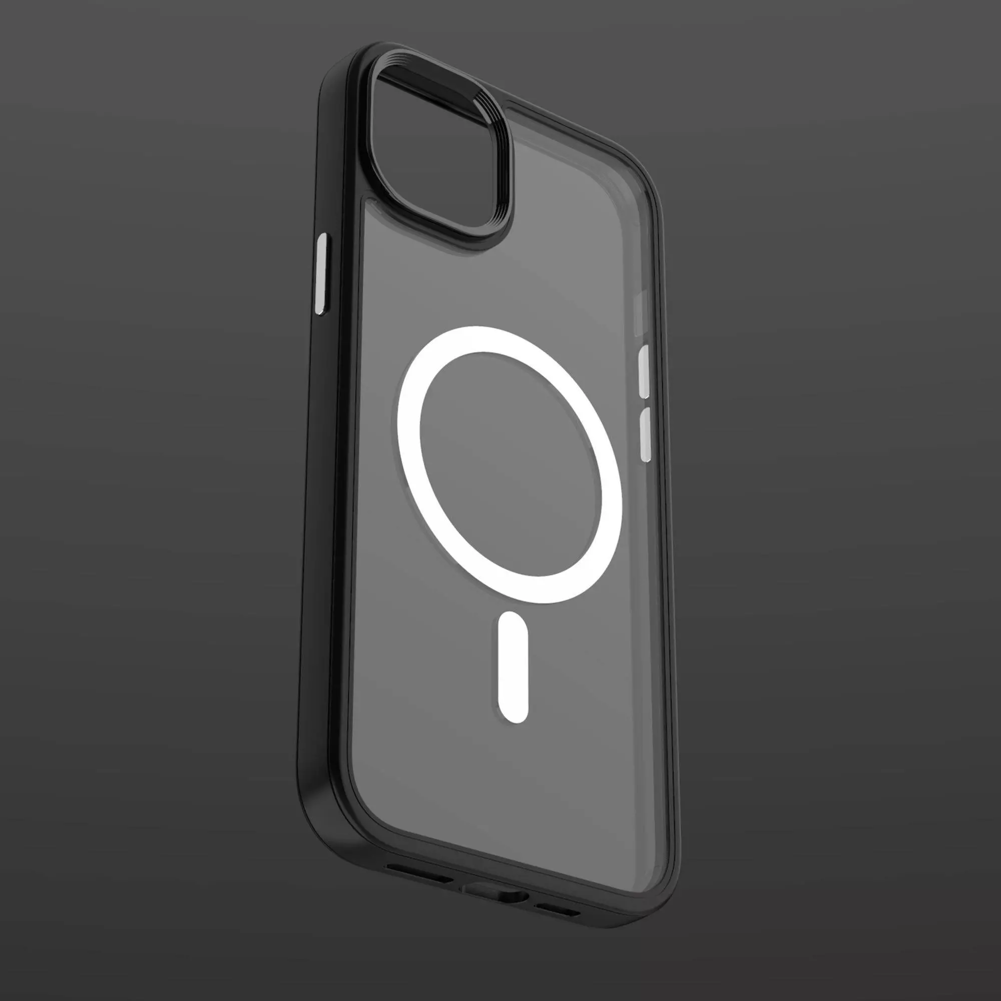 Чехол бампер для iPhone 14 Pro Anomaly Metal Buttons with Magsafe Blue (Синий)