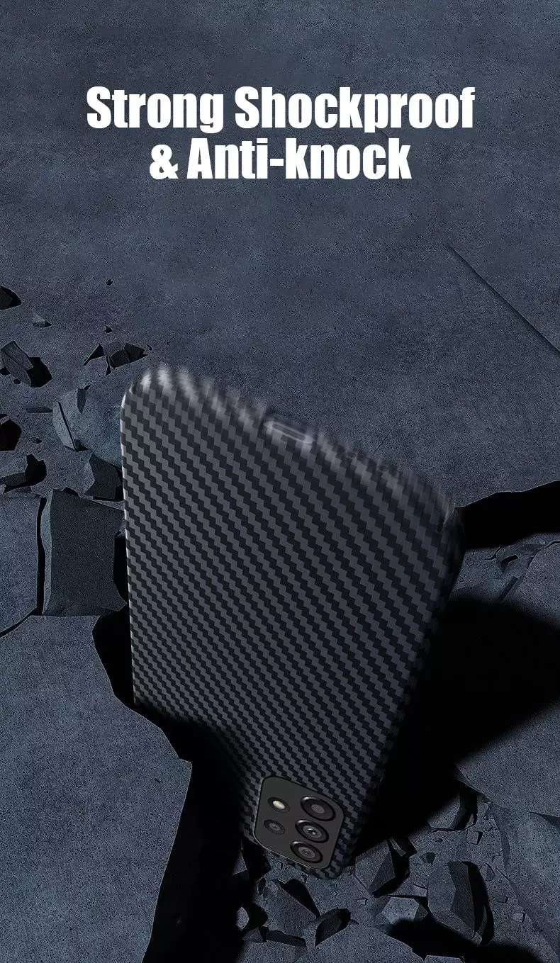 Ультратонкий чохол бампер для Samsung Galaxy M53 Anomaly PC Carbon Green (Зелений)