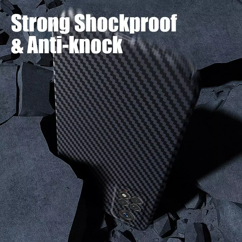 Ультратонкий чехол бампер для Xiaomi Redmi Note 11 / Redmi Note 11S Anomaly PC Carbon Black (Черный)