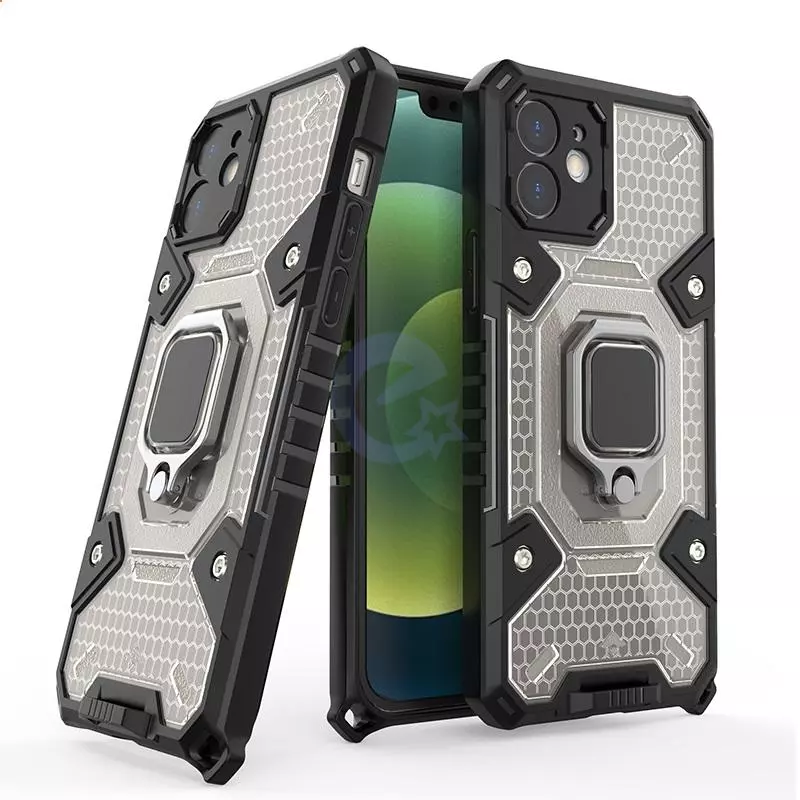 Чохол бампер для Samsung Galaxy S22 Ultra Anomaly Ring Hybrid Grey (Сірий)