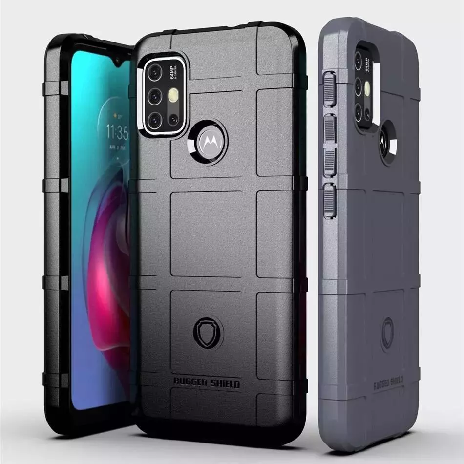 Противоударный чехол бампер для Motorola Moto G52 Anomaly Rugged Shield Grey (Серый)
