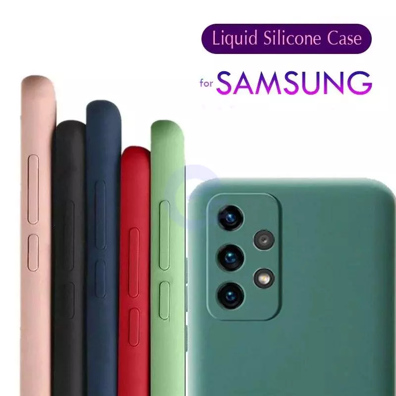 Чехол бампер для Samsung Galaxy A22 5G Anomaly Silicone (с микрофиброй) Dark Green (Темно Зеленый)