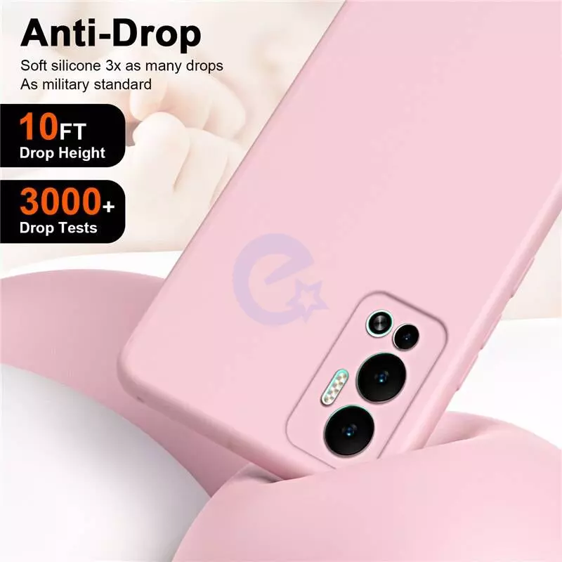 Чехол бампер для Infinix Zero 5G Anomaly Silicone (с микрофиброй) Dark Green (Темно Зеленый)