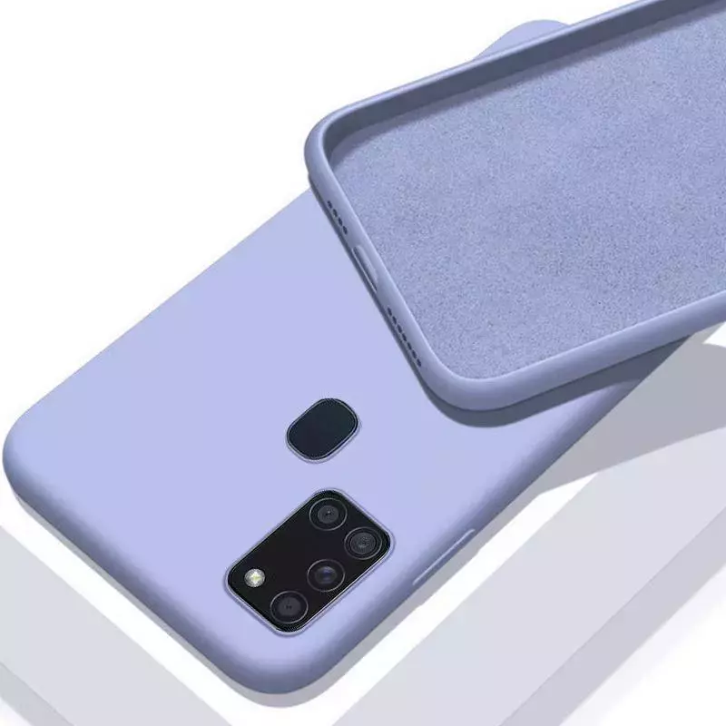 Чехол бампер для Motorola Moto G71 5G Anomaly Silicone (с микрофиброй) Light Purple (Светло Пурпурный)