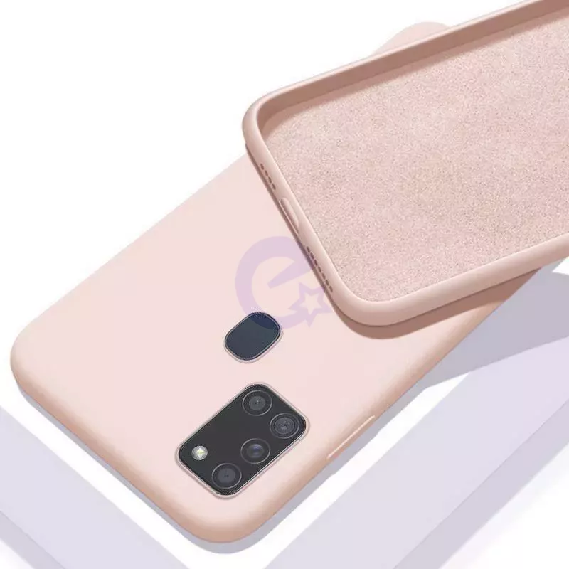 Чехол бампер для Motorola Moto G32 Anomaly Silicone (с микрофиброй) Sand Pink (Песочный Розовый)