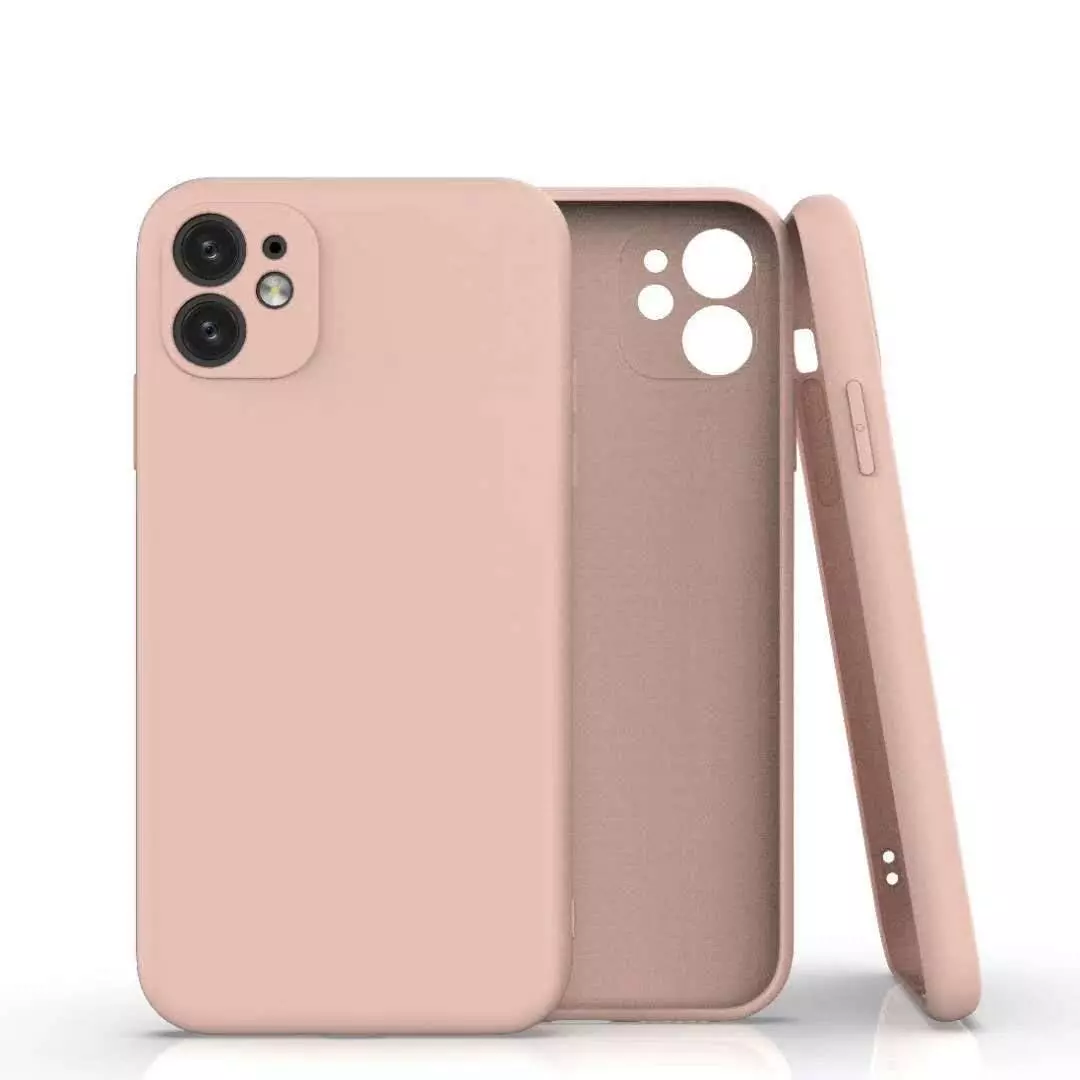 Чехол бампер для Oppo A17 Anomaly Silicone (с микрофиброй) Sand Pink (Песочный Розовый)