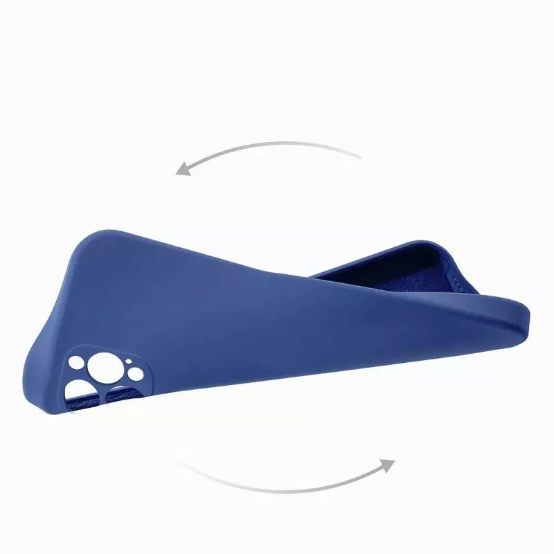 Чохол бампер для Vivo Y02s Anomaly Silicone (з мікрофіброю) Light Green (Світло зелений)