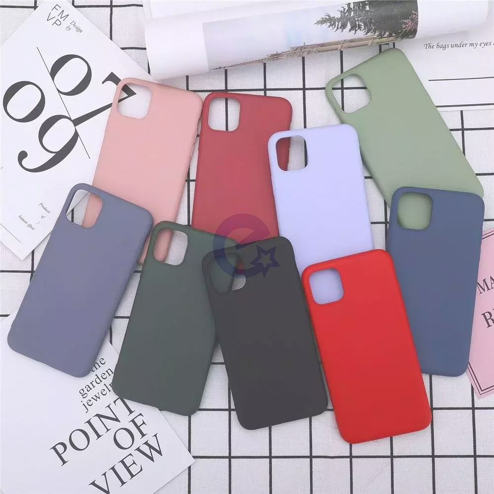 Чехол бампер для Vivo Y33s / Y21 Anomaly Silicone (с микрофиброй) Light Green (Светло Зеленый)