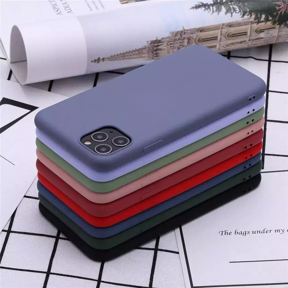 Чехол бампер для Vivo Y33s / Y21 Anomaly Silicone (с микрофиброй) Purple (Пурпурный)