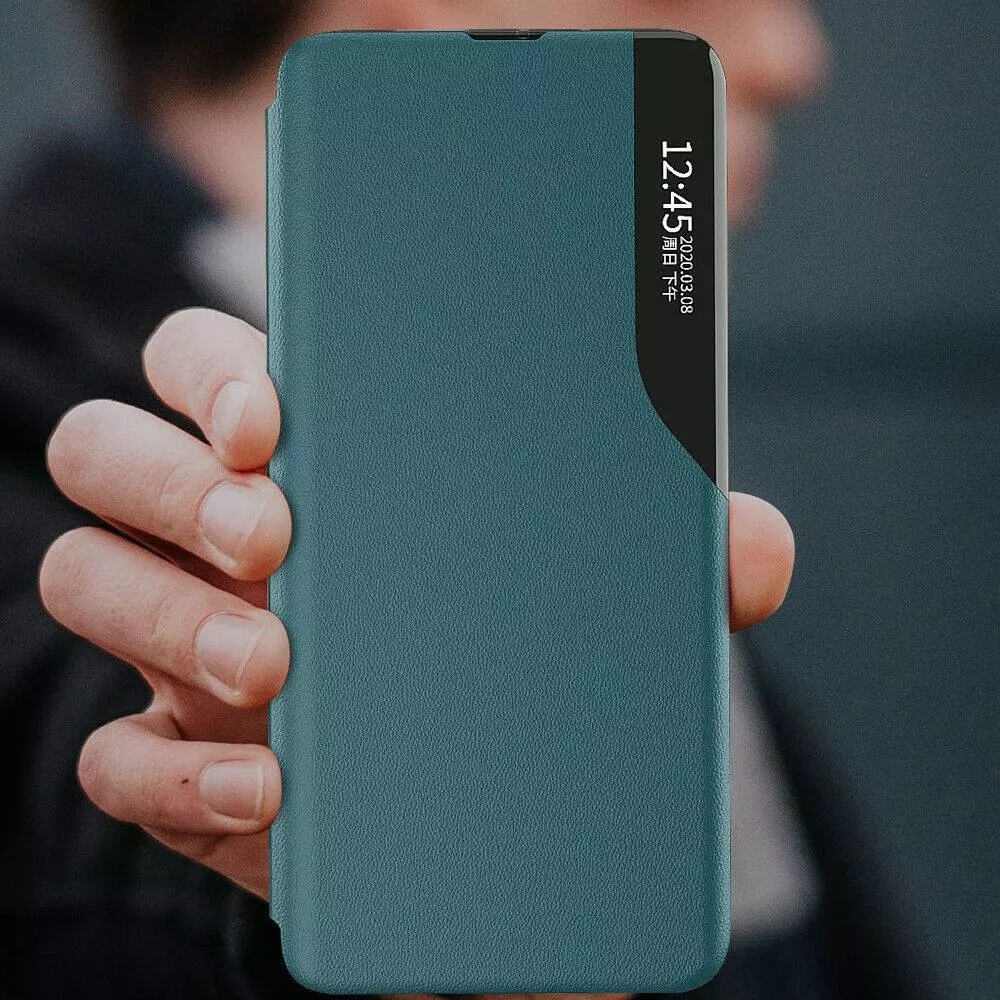 Интерактивная чехол книжка для Nokia G50 Anomaly Smart View Flip Green (Зеленый)