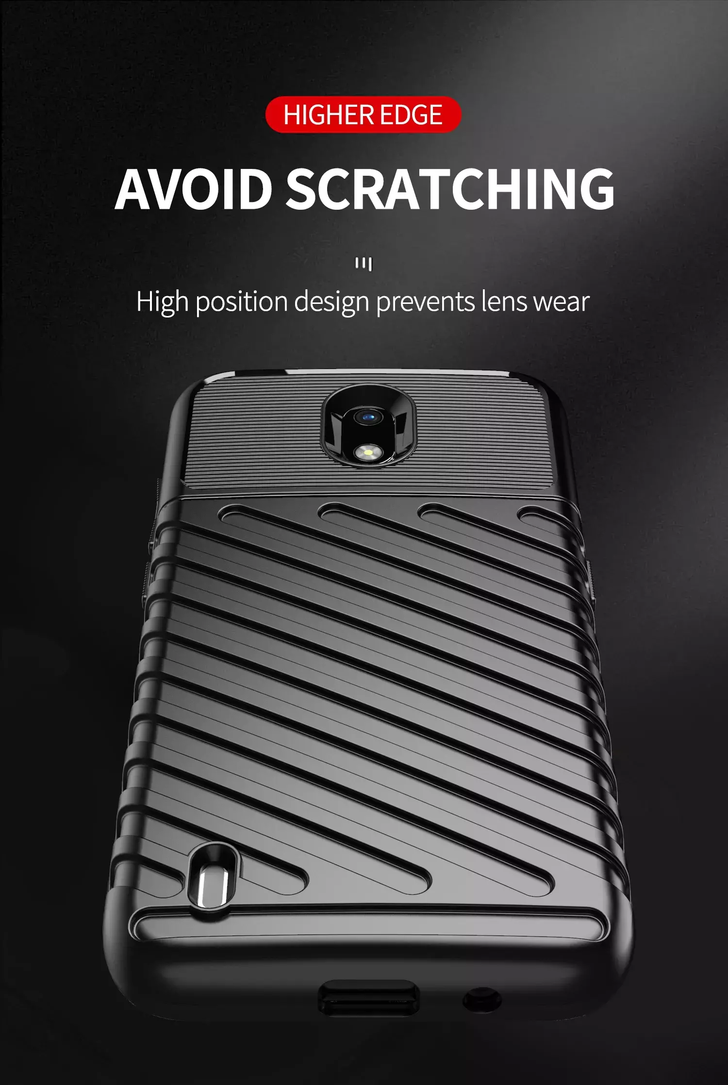 Противоударный чехол бампер для Nokia C01 Plus Anomaly Thunder Black (Черный) Противоударный чехол бампер для Nokia C01 Plus Anomaly Thunder Black (Черный)