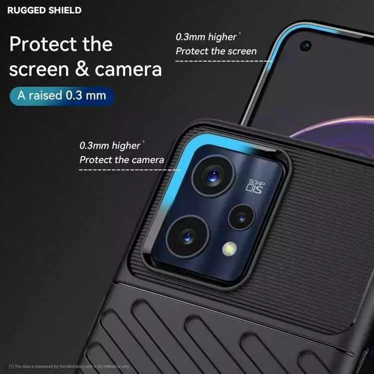 Противоударный чехол бампер для Realme GT2 / GT Neo 2 / GT Neo 3T Anomaly Thunder Green (Зеленый)