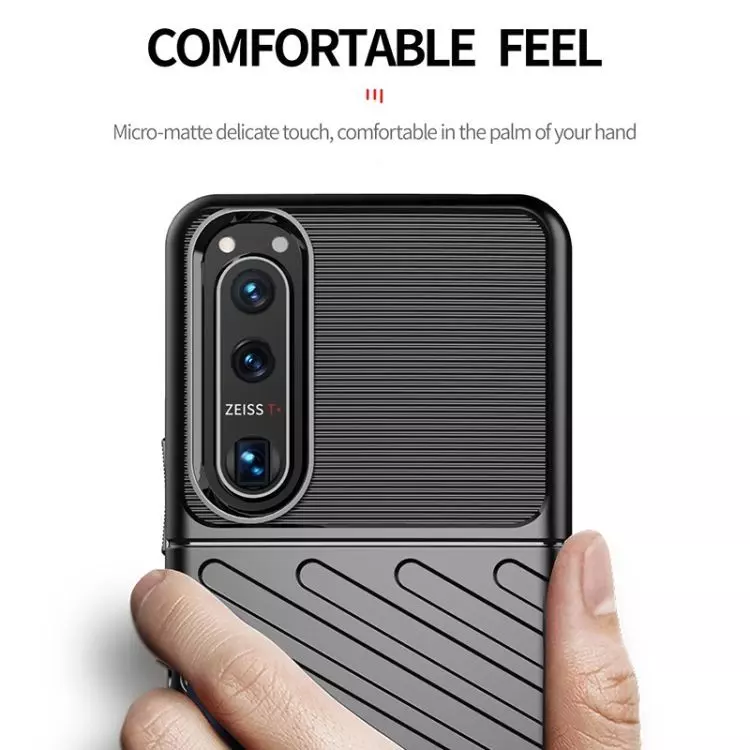 Противоударный чехол бампер для Sony Xperia 5 IV Anomaly Thunder Green (Зеленый)