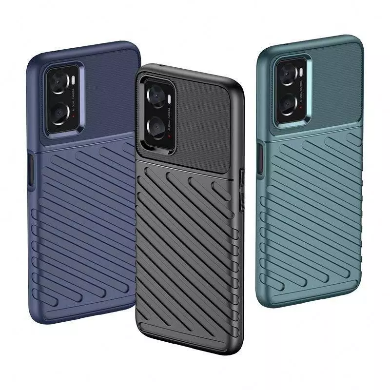 Протиударний чохол бампер для Vivo Y02s Anomaly Thunder Black (Чорний)