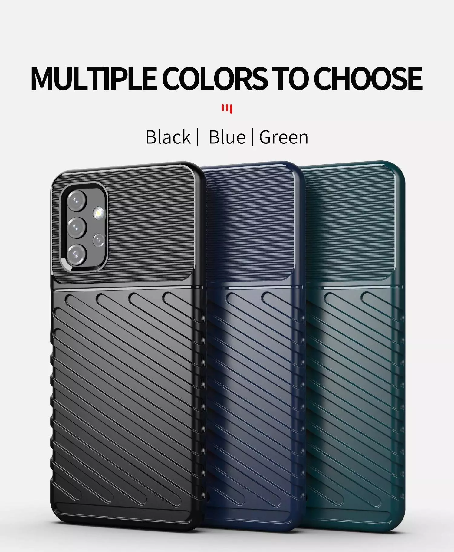 Противоударный чехол бампер для Samsung Galaxy A04s / Galaxy A13 5G / Galaxy A13 / Galaxy A32 5G / Galaxy M32 5G Anomaly Thunder Blue (Синий)