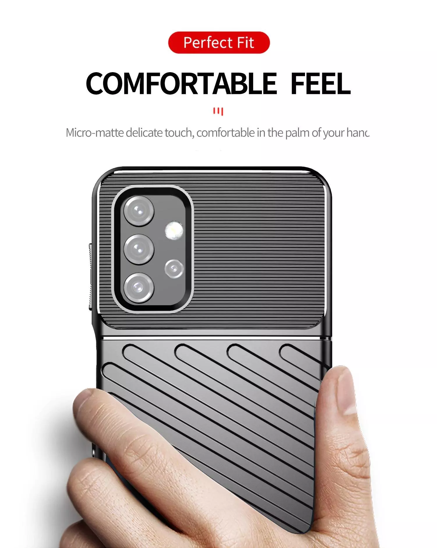 Противоударный чехол бампер для Samsung Galaxy A04s / Galaxy A13 5G / Galaxy A13 / Galaxy A32 5G / Galaxy M32 5G Anomaly Thunder Blue (Синий)