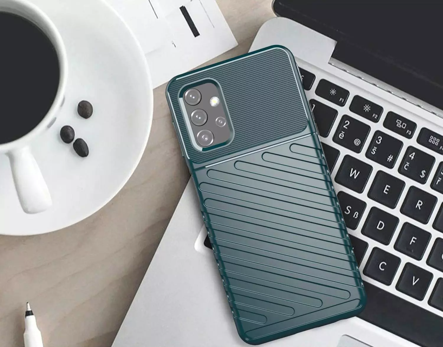 Противоударный чехол бампер для Samsung Galaxy A04s / Galaxy A13 5G / Galaxy A13 / Galaxy A32 5G / Galaxy M32 5G Anomaly Thunder Blue (Синий)