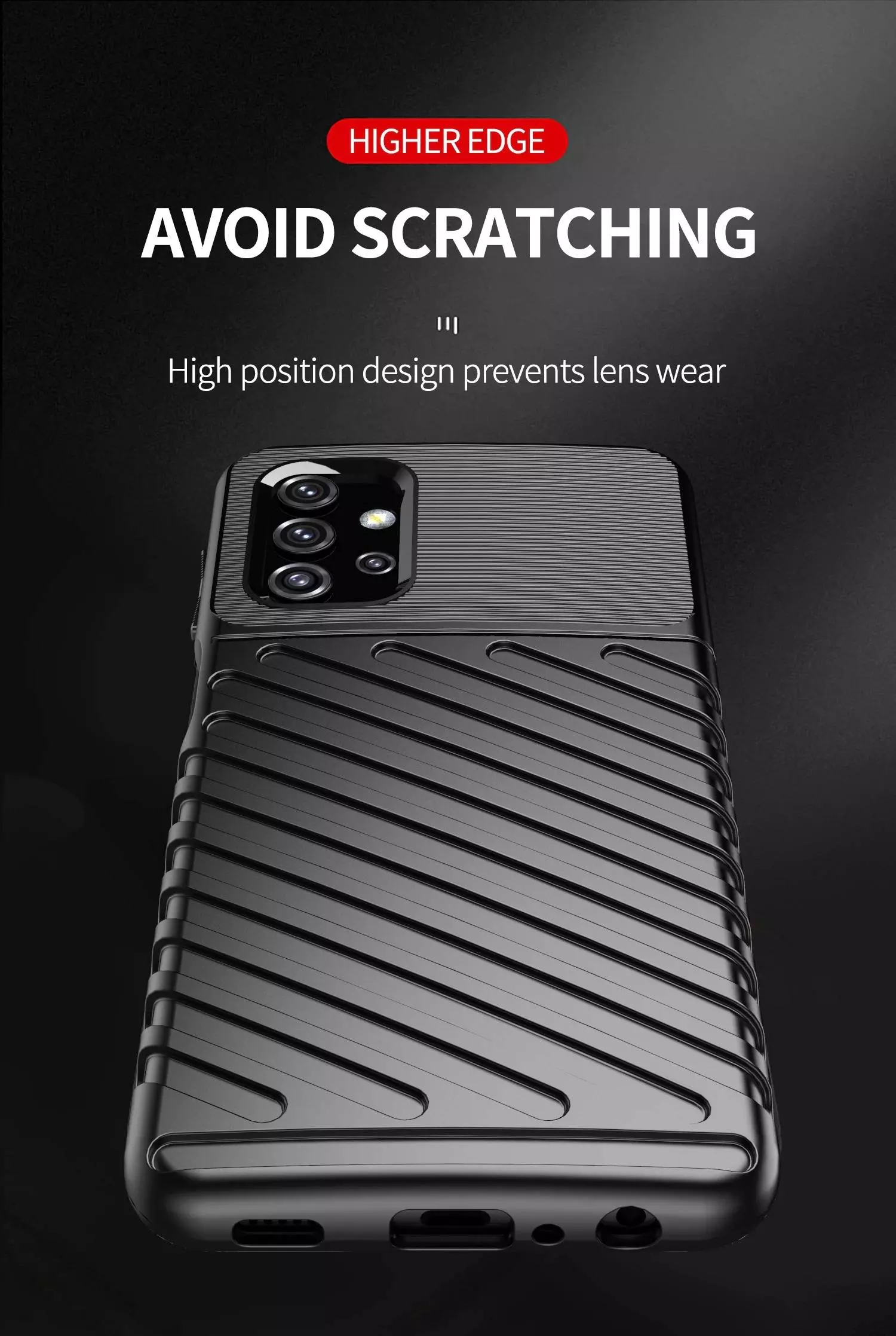 Противоударный чехол бампер для Samsung Galaxy A04s / Galaxy A13 5G / Galaxy A13 / Galaxy A32 5G / Galaxy M32 5G Anomaly Thunder Blue (Синий)