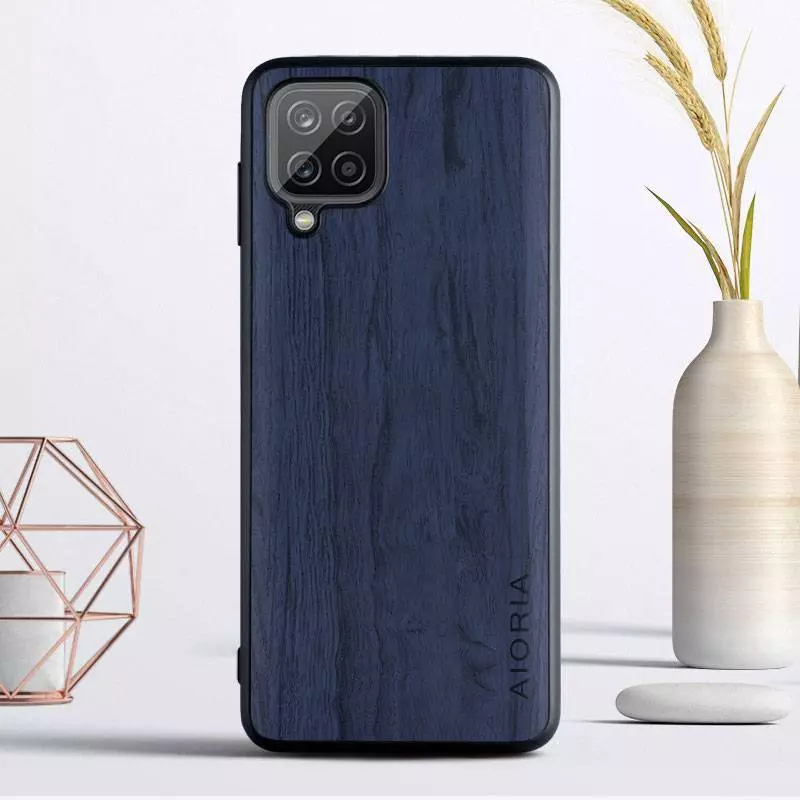 Чехол бампер для Samsung Galaxy M53 Anomaly Wooden Style Blue (Синий)
