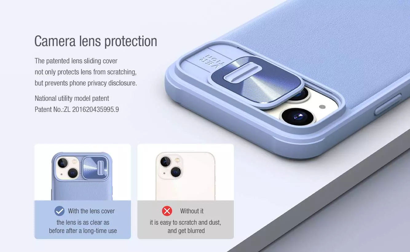 Противоударный чехол бампер Nillkin CamShield Leather для iPhone 13 Dark Green (Темно Зеленый) Противоударный чехол бампер Nillkin CamShield Leather для iPhone 13 Dark Green (Темно Зеленый)