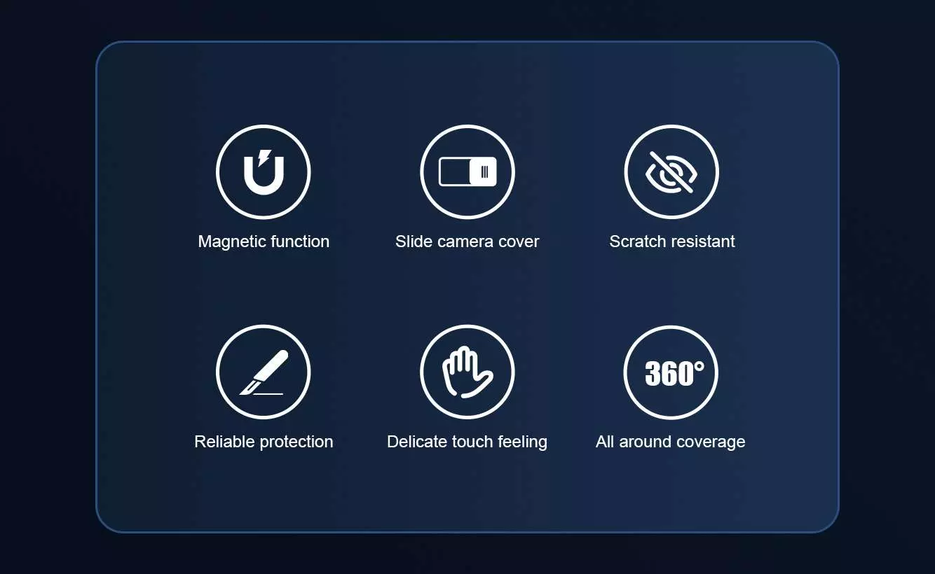 Противоударный чехол бампер Nillkin CamShield Pro Magnetic (шторка на камеру) для iPhone 14 Plus Blue (Синий) Противоударный чехол бампер Nillkin CamShield Pro Magnetic (шторка на камеру) для iPhone 14 Plus Blue (Синий)