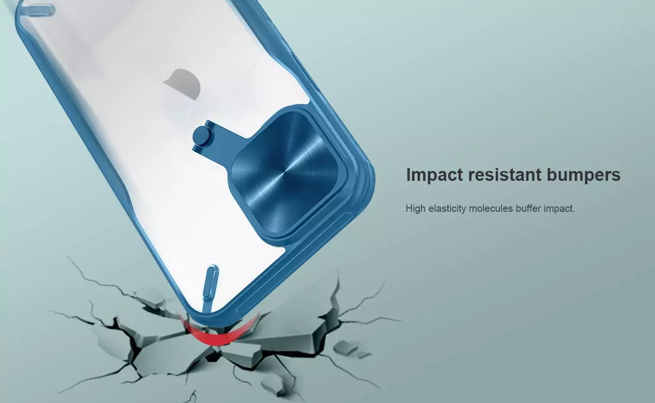 Чохол бампер Nillkin Cyclops (шторка на камеру) для iPhone 14 Pro Green (Зелений) Чохол бампер Nillkin Cyclops (шторка на камеру) для iPhone 14 Pro Green (Зелений)