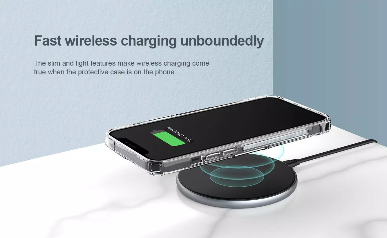 Чохол бампер Nillkin TPU Nature Pro Magnetic для iPhone 14 Transparent (Прозорий)