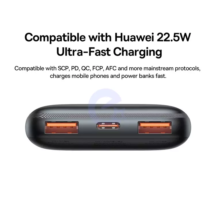 Універсальна батарея Baseus Power Bank 20000mAh Bipow Pro Digital Display PD 20W Black (Чорний) (PPQD040001)
