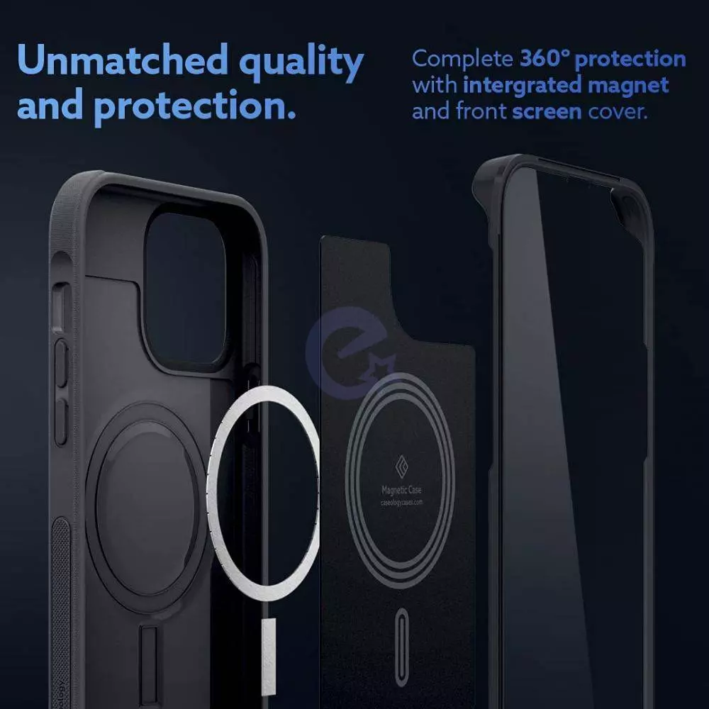 Протиударний чохол бампер Caseology Stratum для iPhone 13 Pro Max Ash (Попелястий) ACS03599