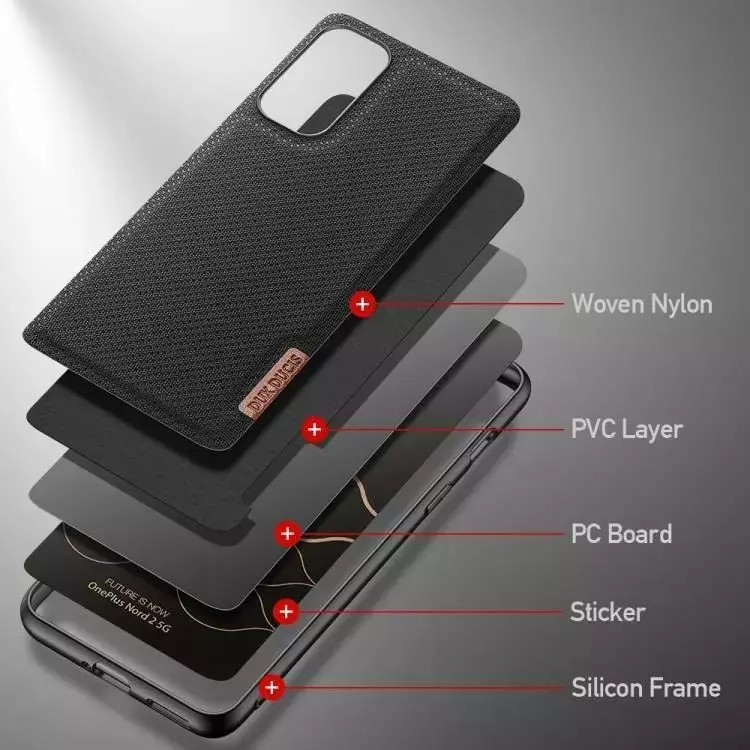 Чехол бампер для vivo V25 Pro Dux Ducis Fino Black (Черный)