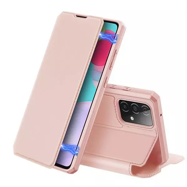 Чехол книжка для Samsung Galaxy A73 5G Dux Ducis Skin X Pink (Розовый)