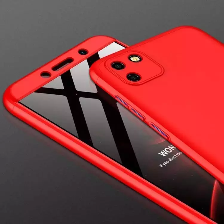 Ультратонкий чехол бампер для Realme C30 / C30s GKK Dual Armor Red (Красный)
