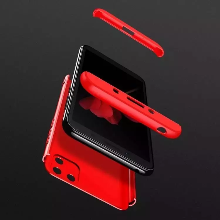 Ультратонкий чехол бампер для Realme C30 / C30s GKK Dual Armor Red (Красный)