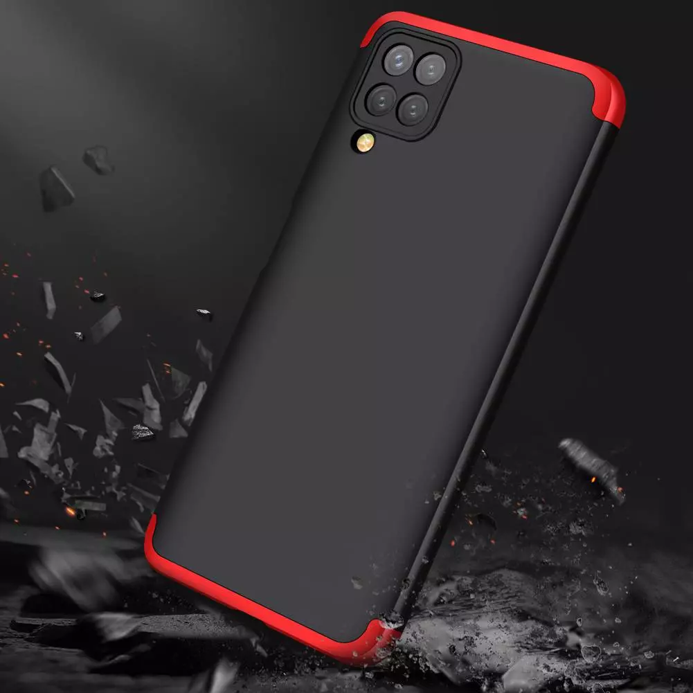 Ультратонкий чохол бампер для Samsung Galaxy M53 GKK Dual Armor Black / Silver (Чорний / Сріблястий)