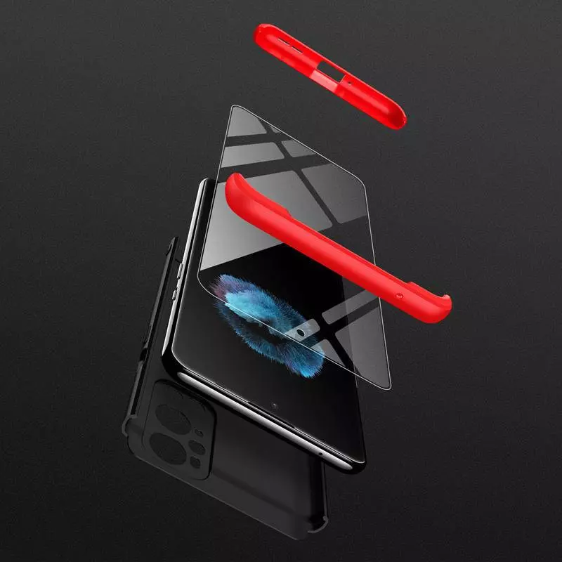 Ультратонкий чохол бампер для Realme C33 / C33 2023 GKK Dual Armor Red (Червоний)