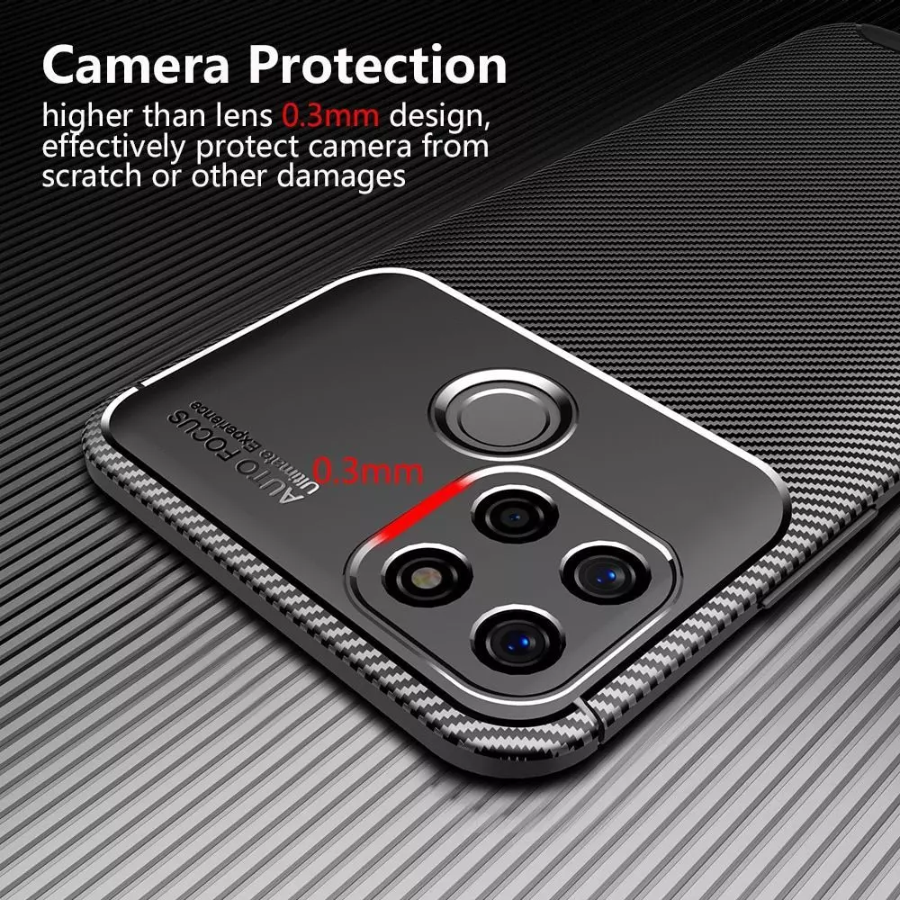 Противоударный чехол бампер для Realme Narzo 50A 5G Ipaky Lasy Black (Черный)