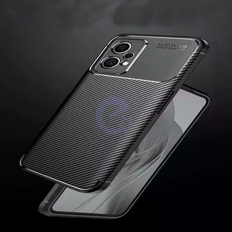 Протиударний чохол бампер для Realme 9 / 9 Pro Plus / Narzo 50 Pro Ipaky Lasy Black (Чорний)