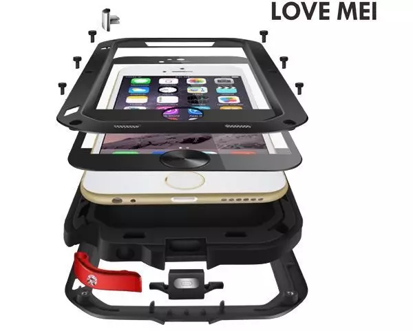 Протиударний чохол бампер для vivo V25e Love Mei PowerFull Silver (Сріблястий)