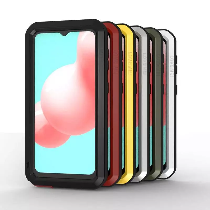 Противоударный чехол бампер для Samsung Galaxy A23 5G / Galaxy A23 Love Mei PowerFull Black (Черный)