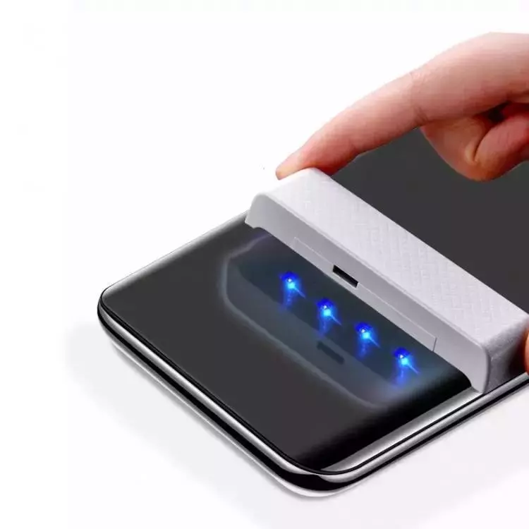 Захисне скло для Vivo Y02 Mocolo UV Glass (клей + ультрафіолетова лампа) Transparent (Прозорий)