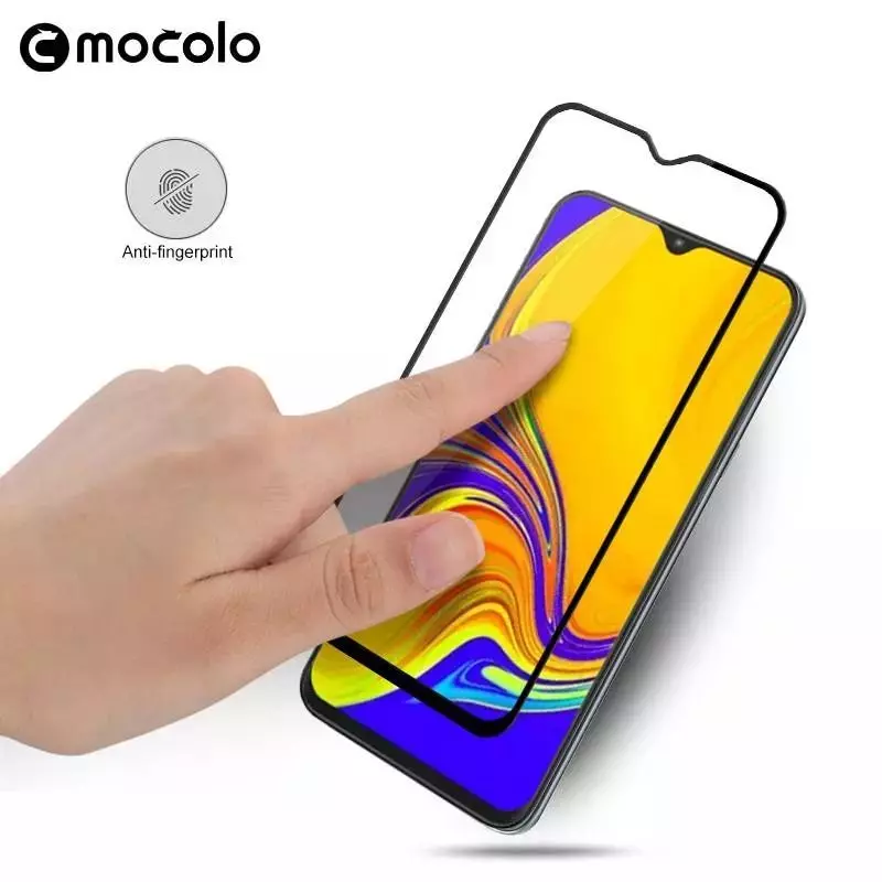 Захисне скло для Vivo Y02s Mocolo Full Cover Glue Glass (повне проклеювання екрану) Black (Чорний)