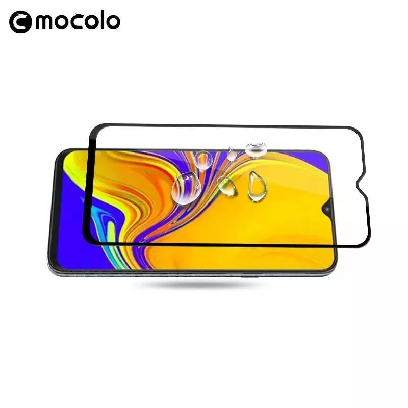 Захисне скло для Vivo Y02s Mocolo Full Cover Glue Glass (повне проклеювання екрану) Black (Чорний)