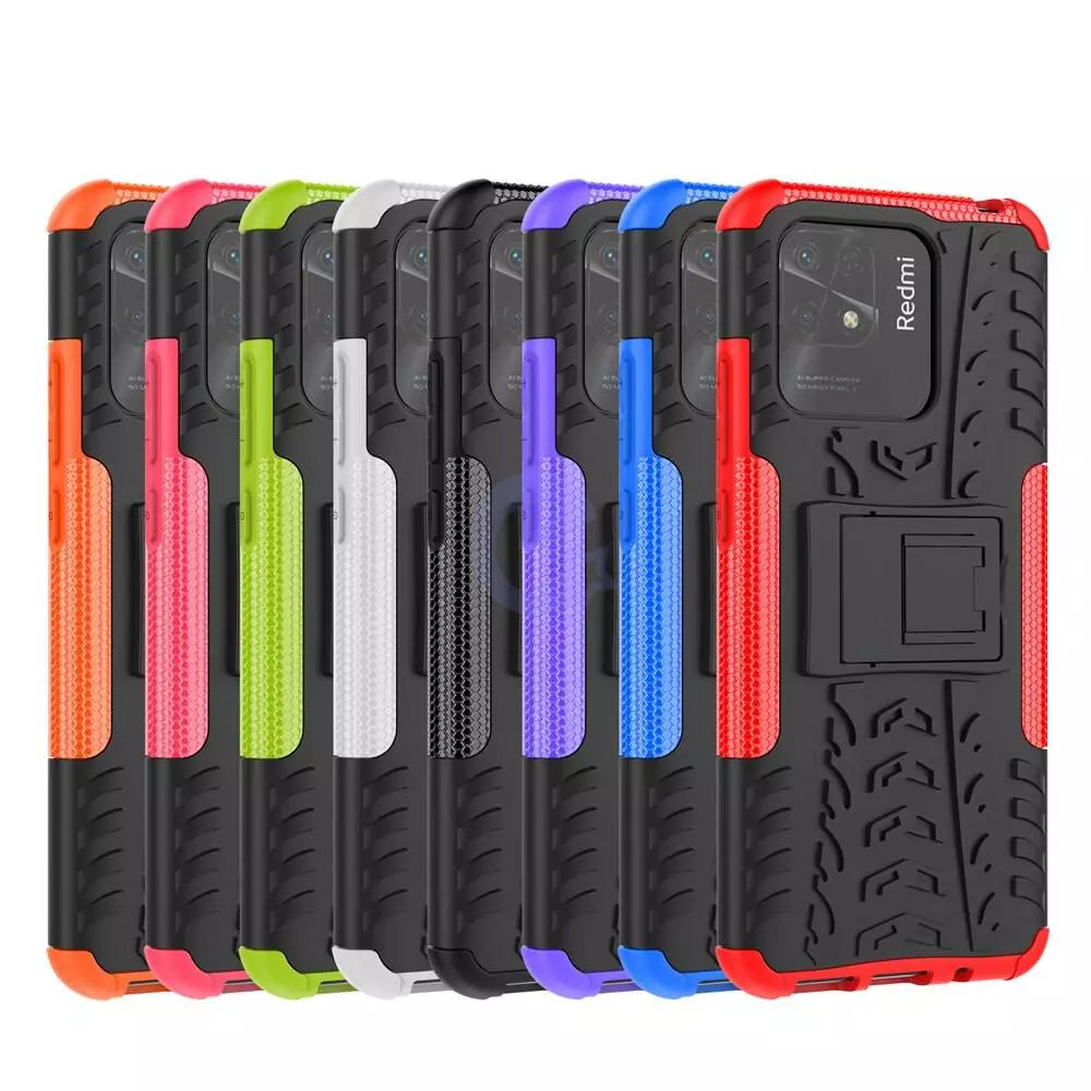 Протиударний чохол бампер для Realme Narzo 50A Nevellya Case (вбудована підставка) Green (Зелений) Протиударний чохол бампер для Realme Narzo 50A Nevellya Case (вбудована підставка) Green (Зелений)