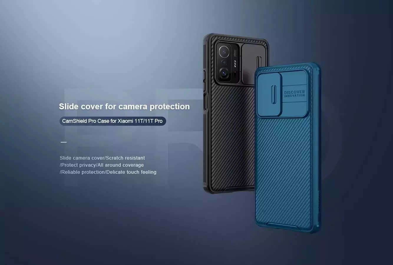 Протиударний чохол бампер Nillkin CamShield Pro (шторка на камеру) для Vivo Y02 Black (Чорний)