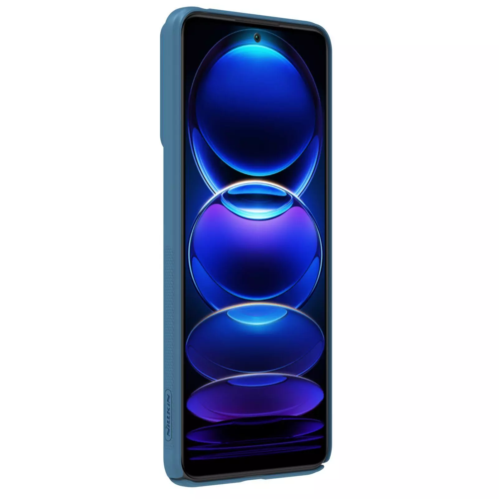 Протиударний чохол бампер Nillkin CamShield (шторка на камеру) для Xiaomi Redmi Note 12 Blue (Синій)