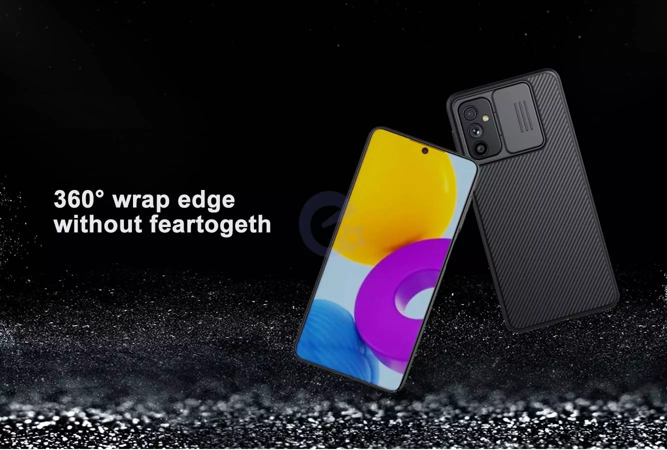 Протиударний чохол бампер Nillkin CamShield (шторка на камеру) для Samsung Galaxy M23 / Galaxy M13 Black (Чорний)