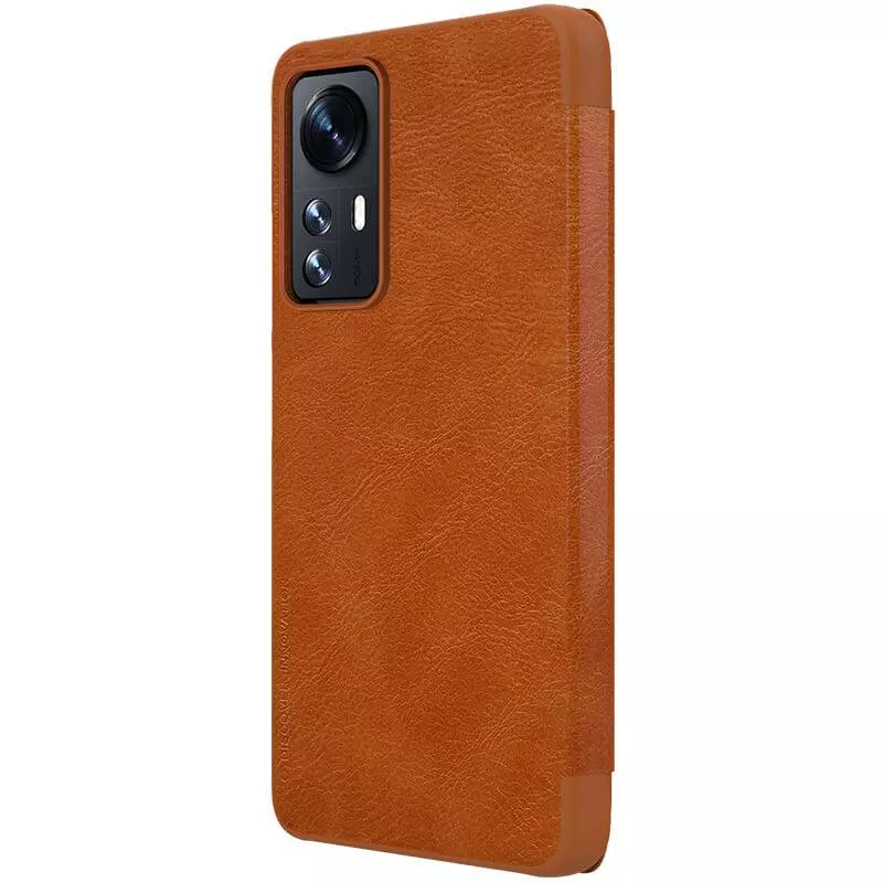 Чохол книжка Nillkin Qin для Xiaomi 12 / 12S / 12X Brown (Коричневий)