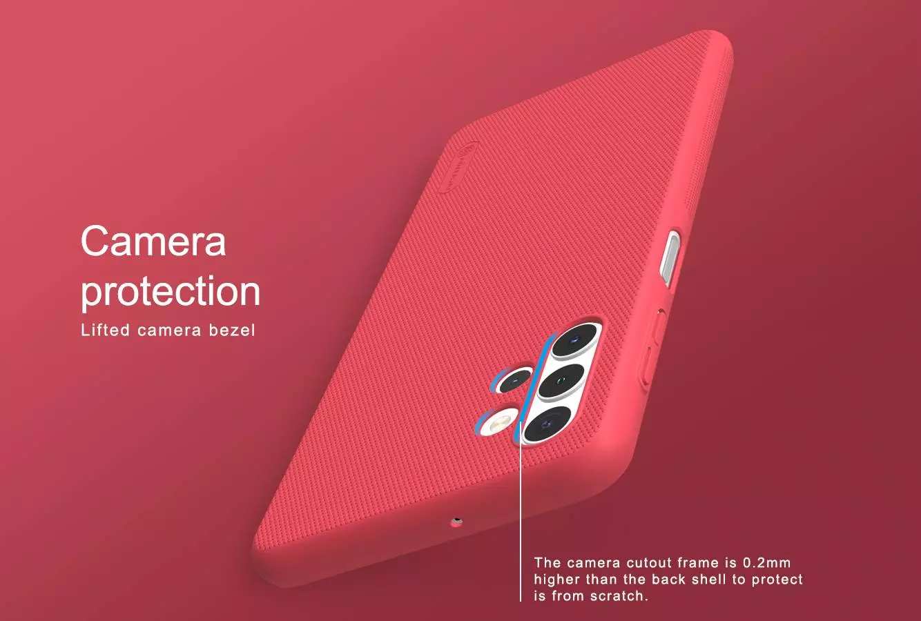 Протиударний чохол бампер Nillkin Super Frosted Shield для Samsung Galaxy M32 5G Black (Чорний)